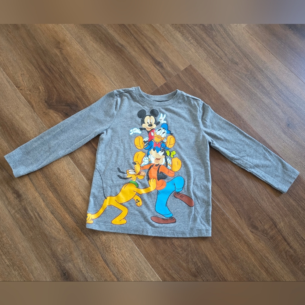 Toddler Disney Character Shirt for Fall & Winter SIZE: 3T